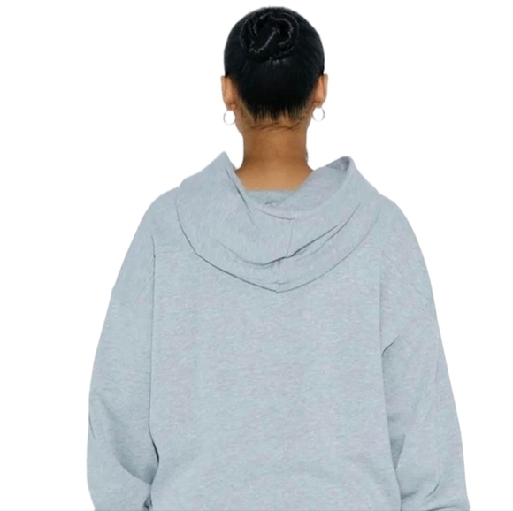 Naked Wardrobe Gray Soft Pullover Hoodie Womens Size 3XL NWOT - Picture 2 of 8